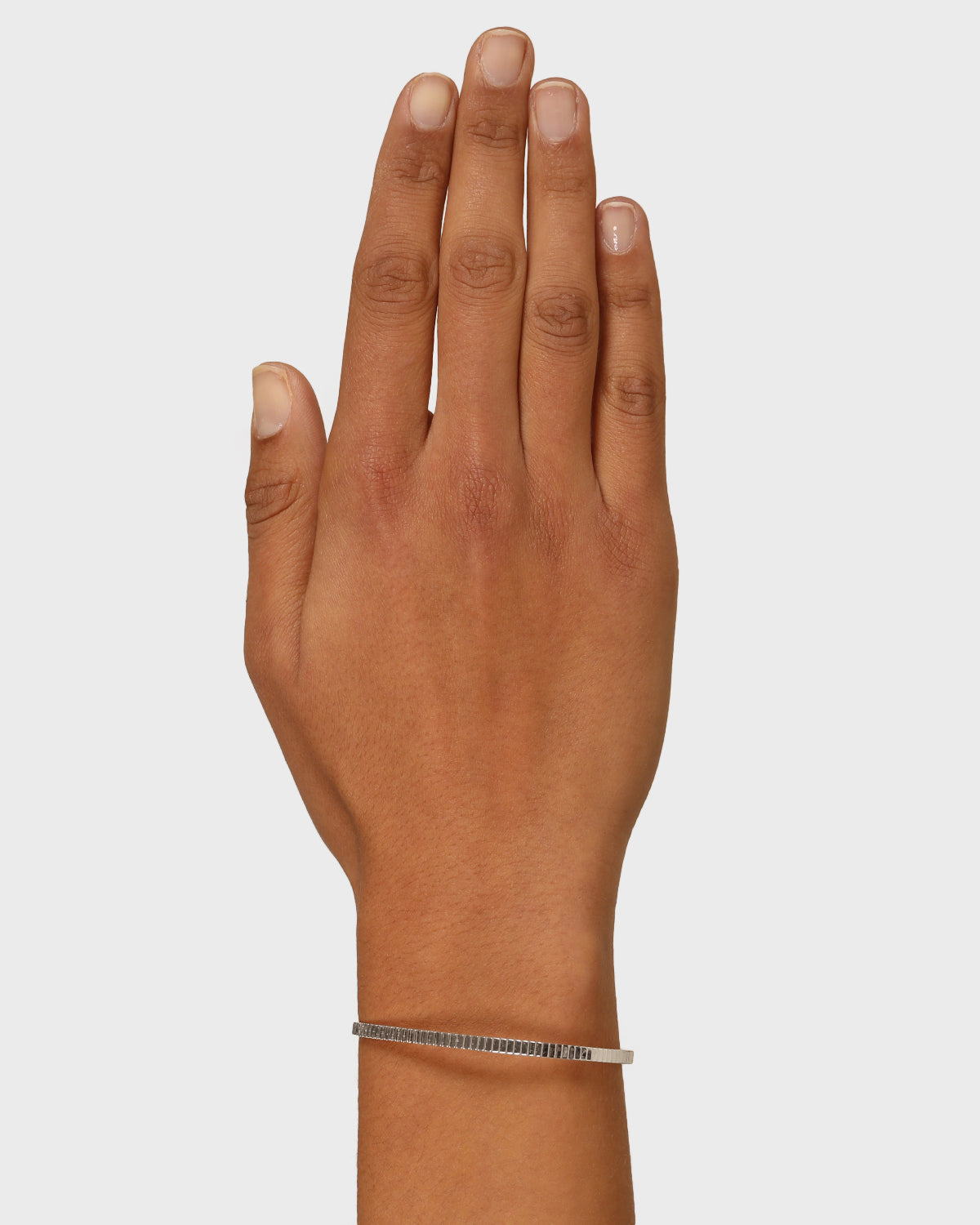 Line Textured Cuff Bracelet 3