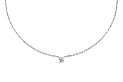 1.0 CT Round Lab-Grown Diamond Solitaire Pendant Necklace 1