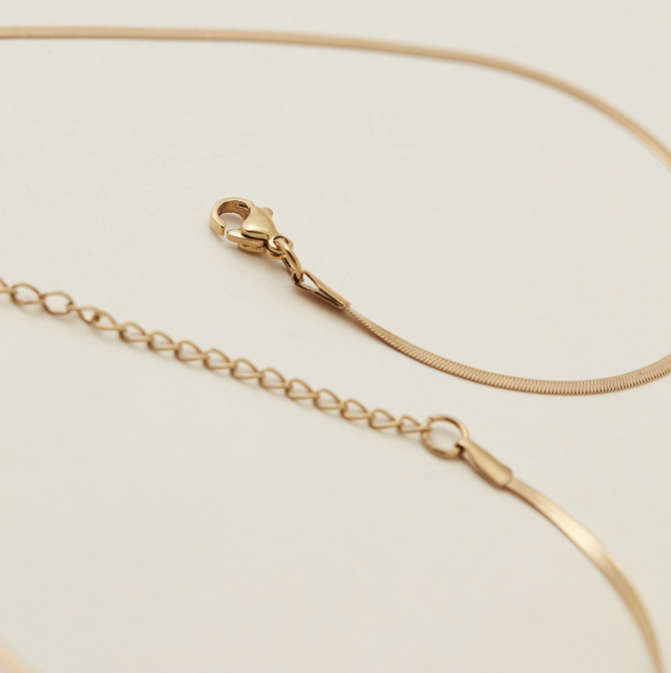 Simple Curb Chain Necklace