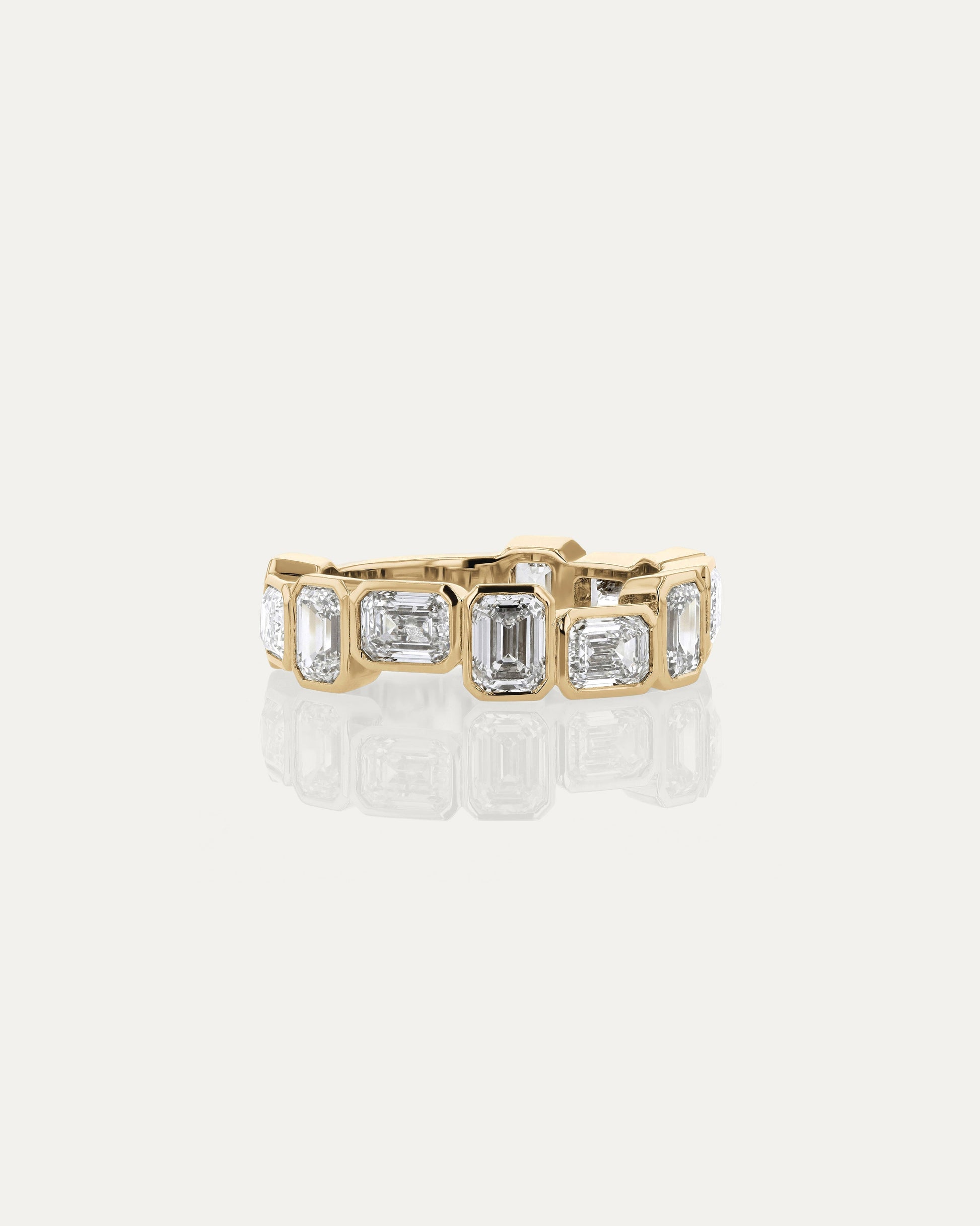 Curved- 0.25 CT Marquise Lab Grown Diamond Wedding Band