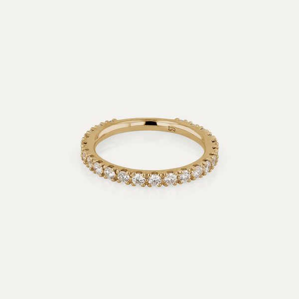 Curved- 0.25 CT Marquise Lab Grown Diamond Wedding Band
