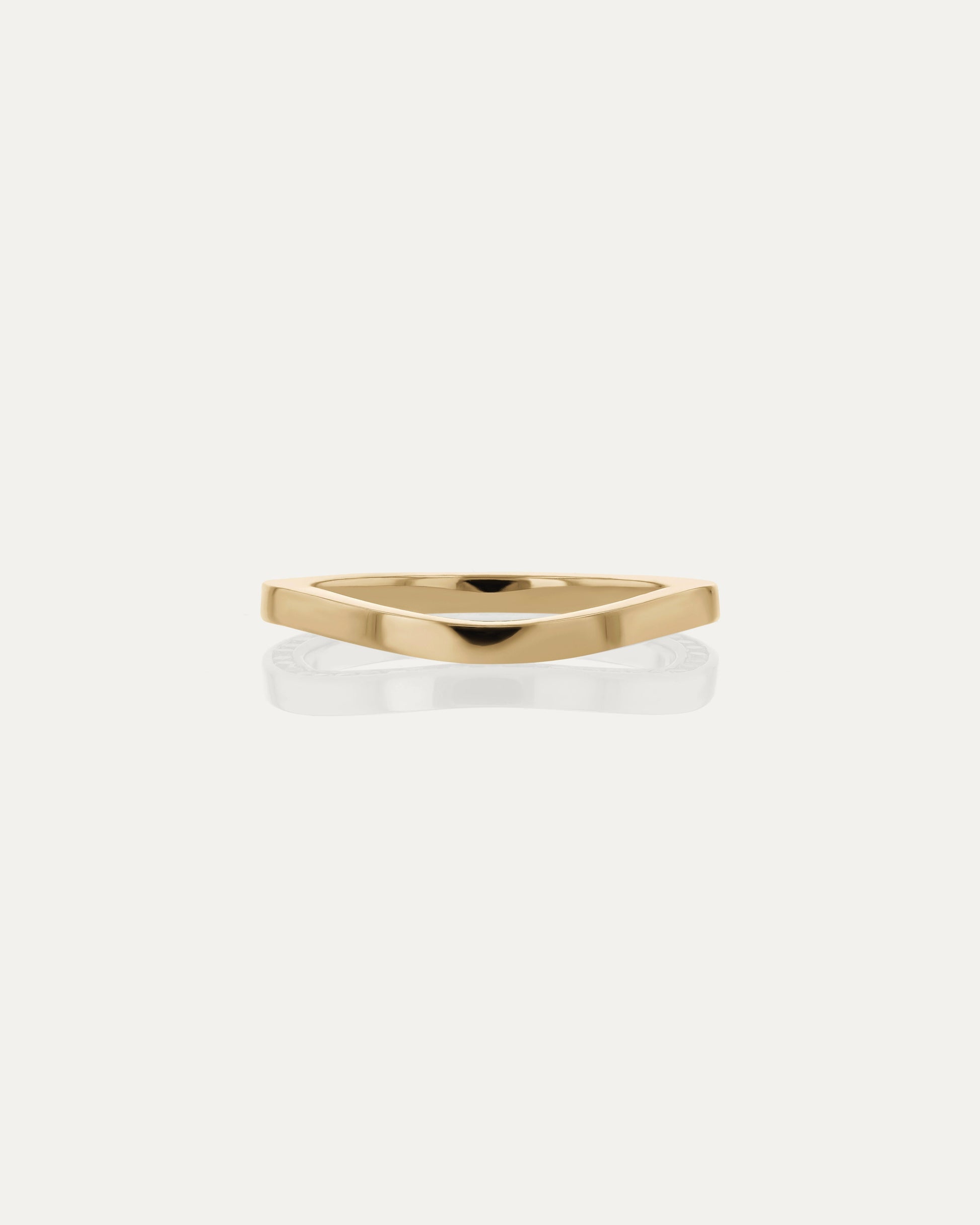 Curved- 0.25 CT Marquise Lab Grown Diamond Wedding Band