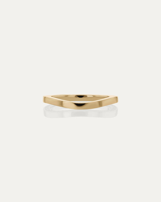 Curved- 0.25 CT Marquise Lab Grown Diamond Wedding Band