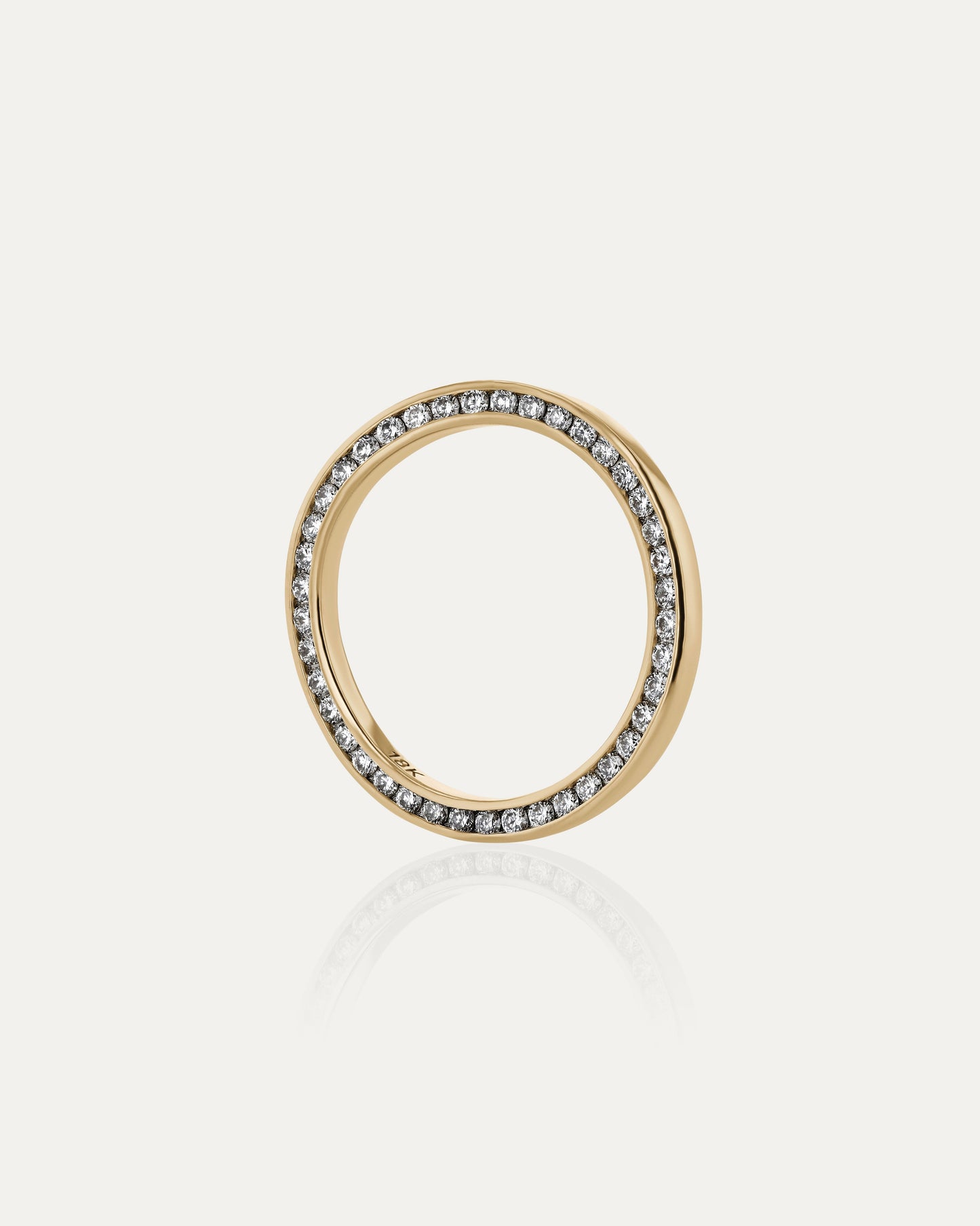 Curved- 0.25 CT Marquise Lab Grown Diamond Wedding Band