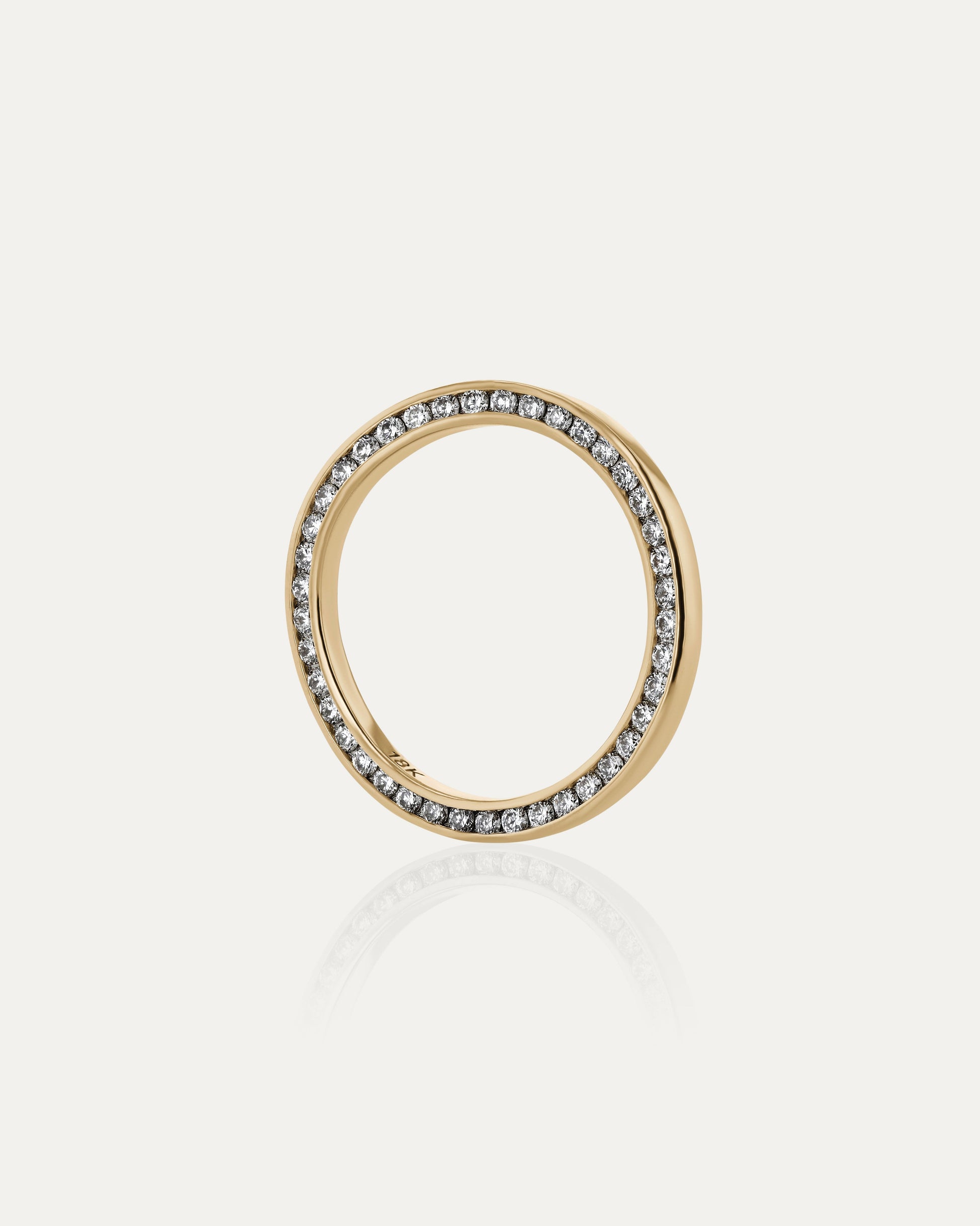 Curved- 0.25 CT Marquise Lab Grown Diamond Wedding Band