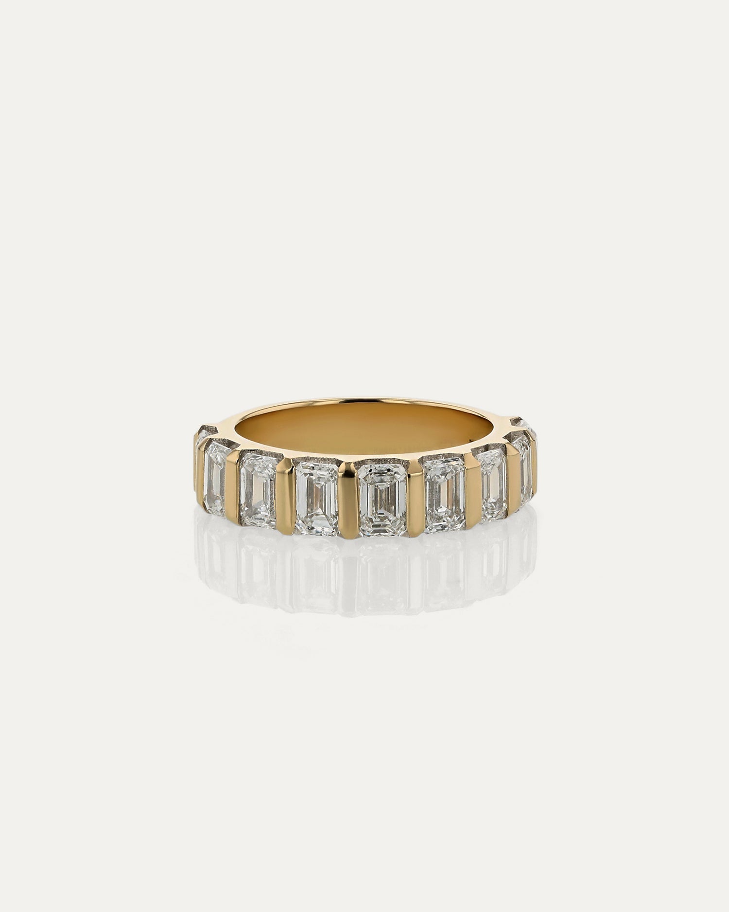 Curved- 0.25 CT Marquise Lab Grown Diamond Wedding Band