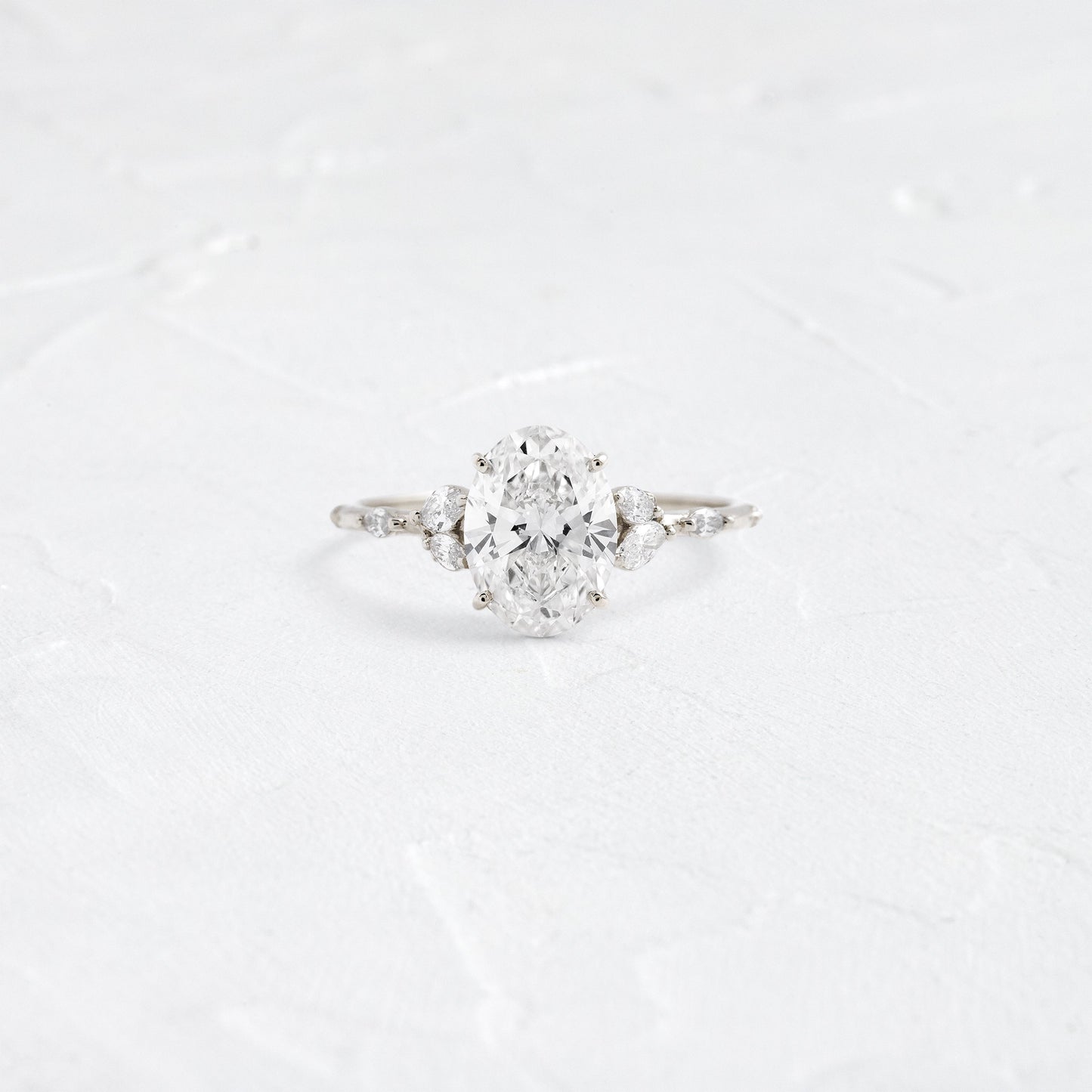 Solitaire-Oval Lab Grown Diamond Engagement Ring
