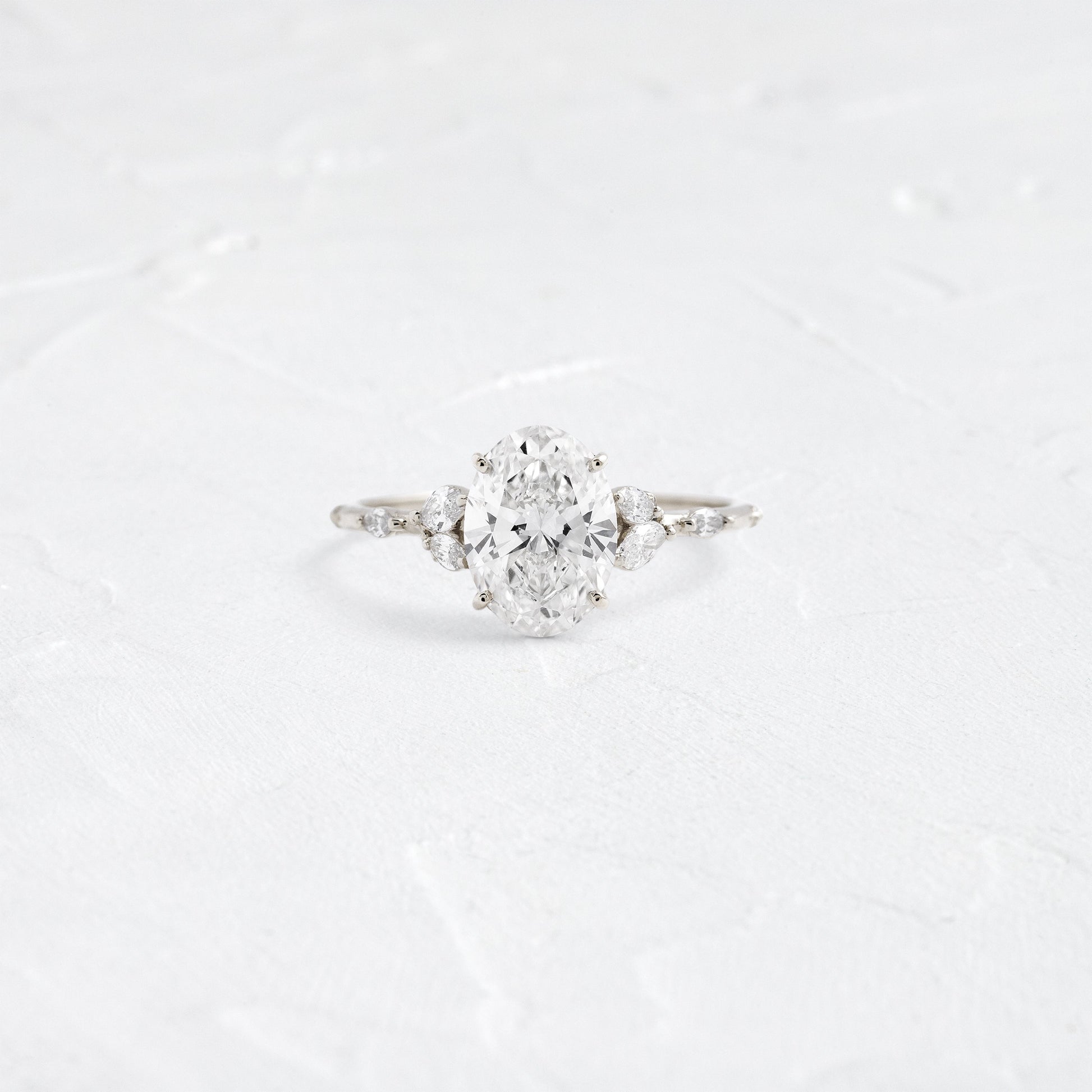 Solitaire-Oval Lab Grown Diamond Engagement Ring
