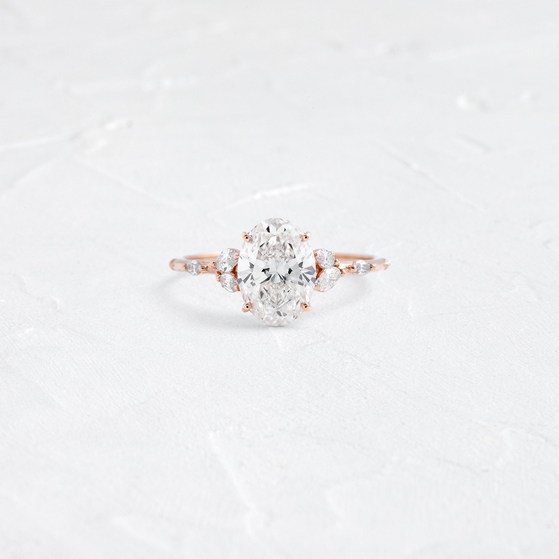 Solitaire-Oval Lab Grown Diamond Engagement Ring