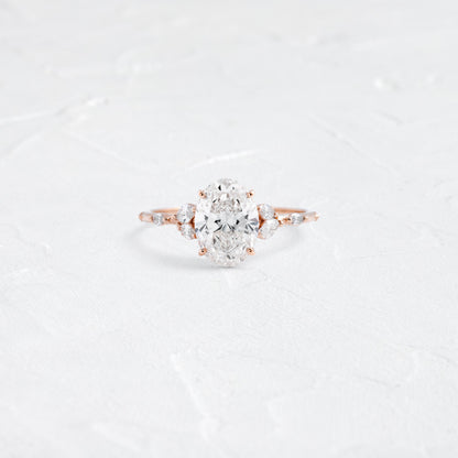 Solitaire-Oval Lab Grown Diamond Engagement Ring