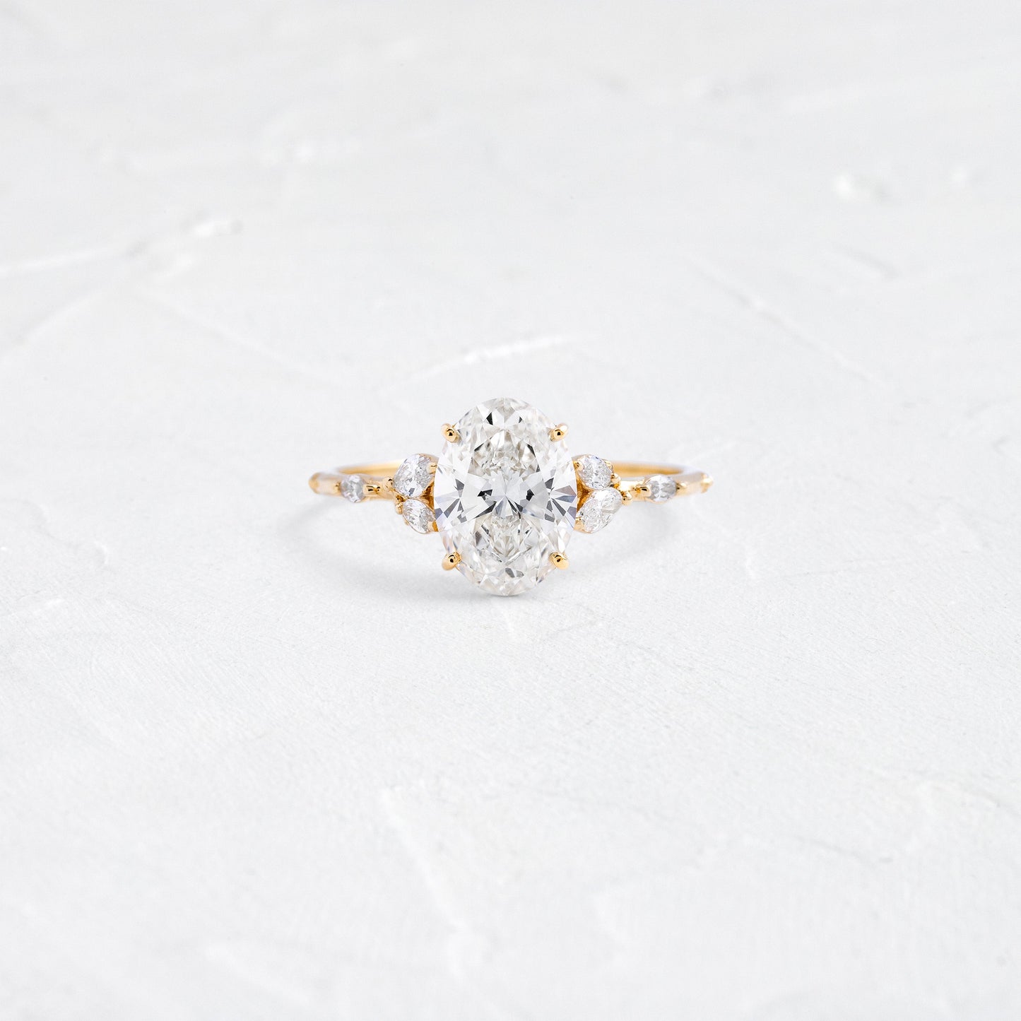 Solitaire-Oval Lab Grown Diamond Engagement Ring