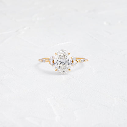 Solitaire-Oval Lab Grown Diamond Engagement Ring
