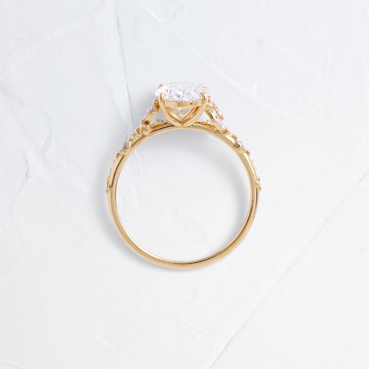 Solitaire-Oval Lab Grown Diamond Engagement Ring