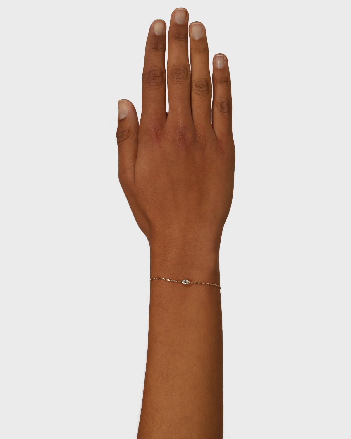Elegant 0.25 CT Marquise Cut Diamond Chain Bracelet 3