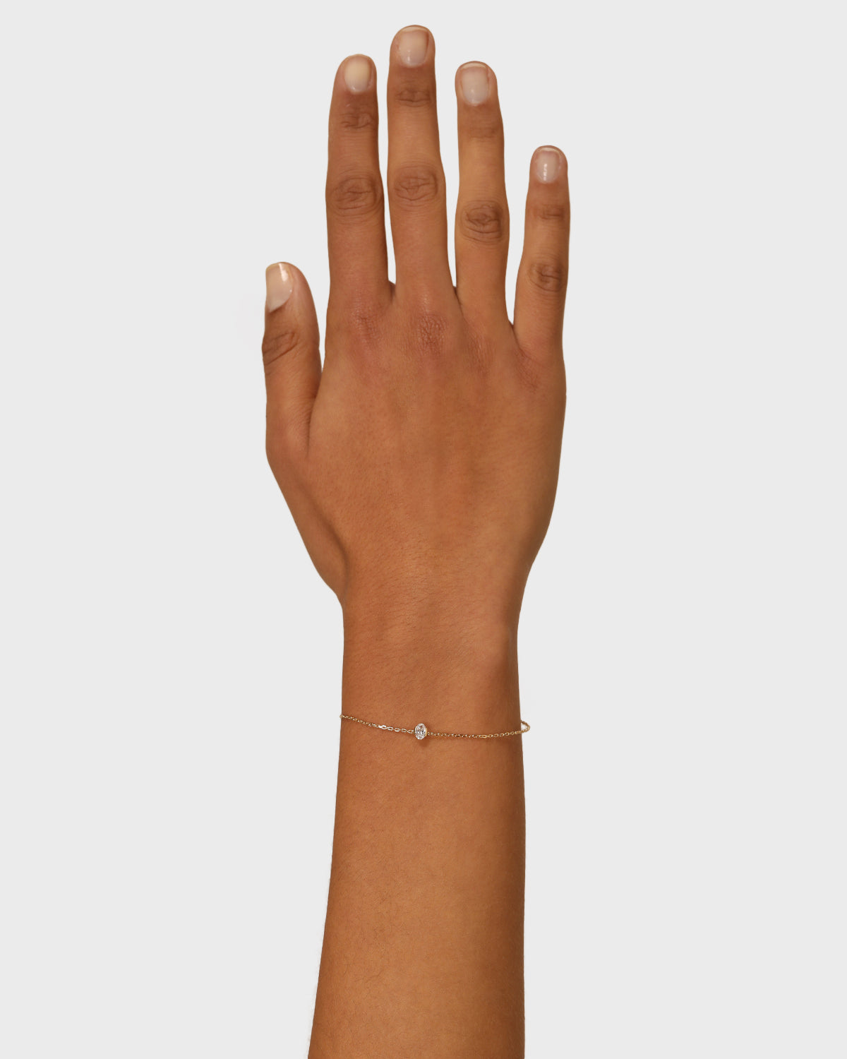 Elegant 0.25 CT Oval Diamond Cut Chain Bracelet (Lab Grown) 2