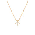 Load image into Gallery viewer, 0.07 TCW Round Lab-Grown Diamond Sagittarius Necklace Charm in Gold
