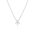 Load image into Gallery viewer, 0.07 TCW Round Lab-Grown Diamond Sagittarius Necklace Charm in Gold
