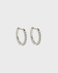 Load image into Gallery viewer, 0.1O TCW Round Lab Grown Diamond Hoops Earring
