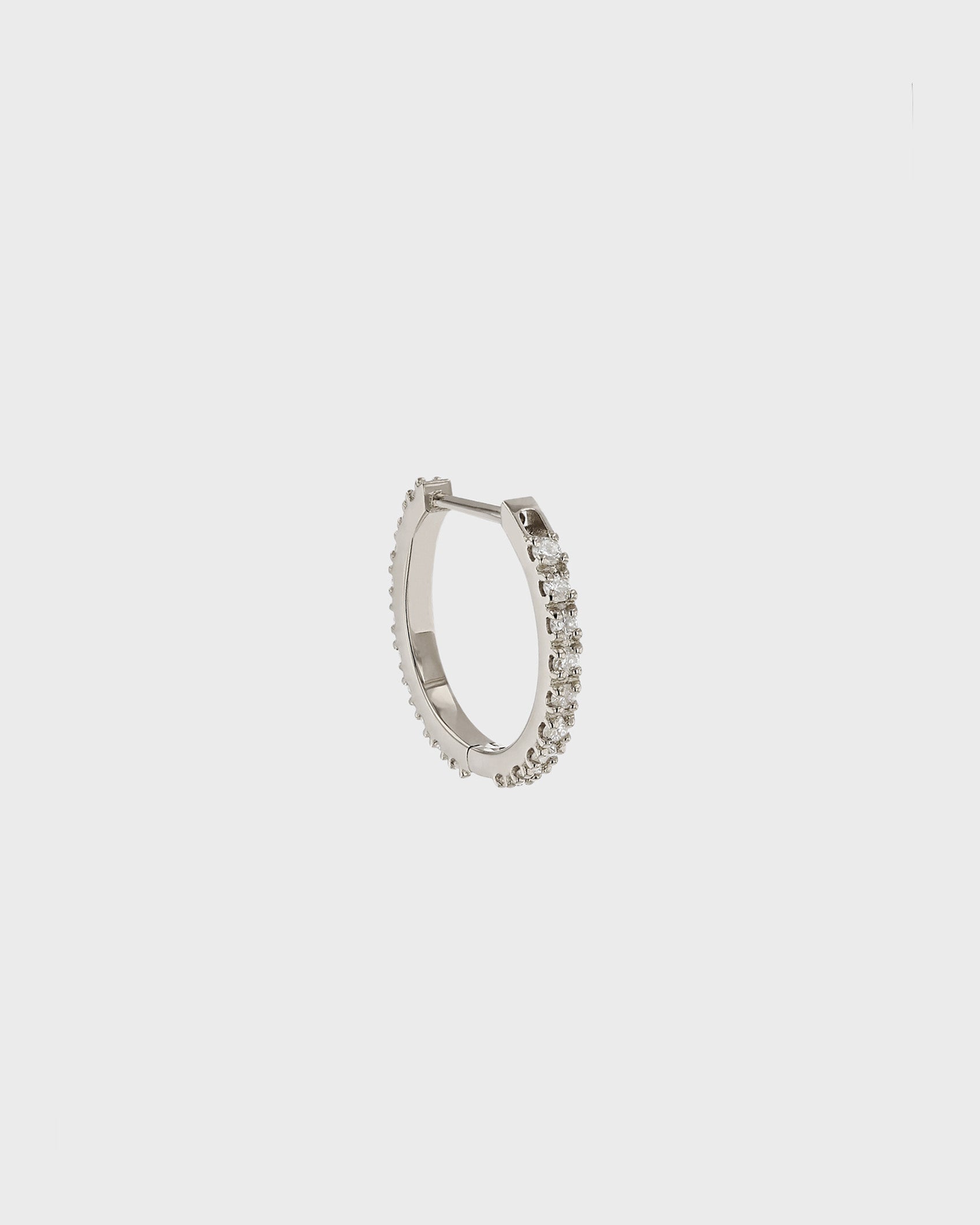 0.1O TCW Round Lab Grown Diamond Hoops Earring