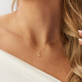 Load image into Gallery viewer, Elegant 0.06 TCW Round Lab-Grown Diamond Pendant Necklace
