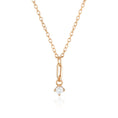 Load image into Gallery viewer, Elegant 0.06 TCW Round Lab-Grown Diamond Pendant Necklace
