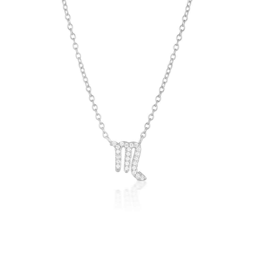 0.7 TCW Round Lab-Grown Diamond Scorpio Zodiac Pendant Necklace