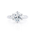 Load image into Gallery viewer, 1.50 CT Round Lab-Grown Diamond Solitaire Engagement Ring
