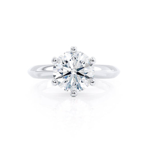 1.50 CT Round Lab-Grown Diamond Solitaire Engagement Ring