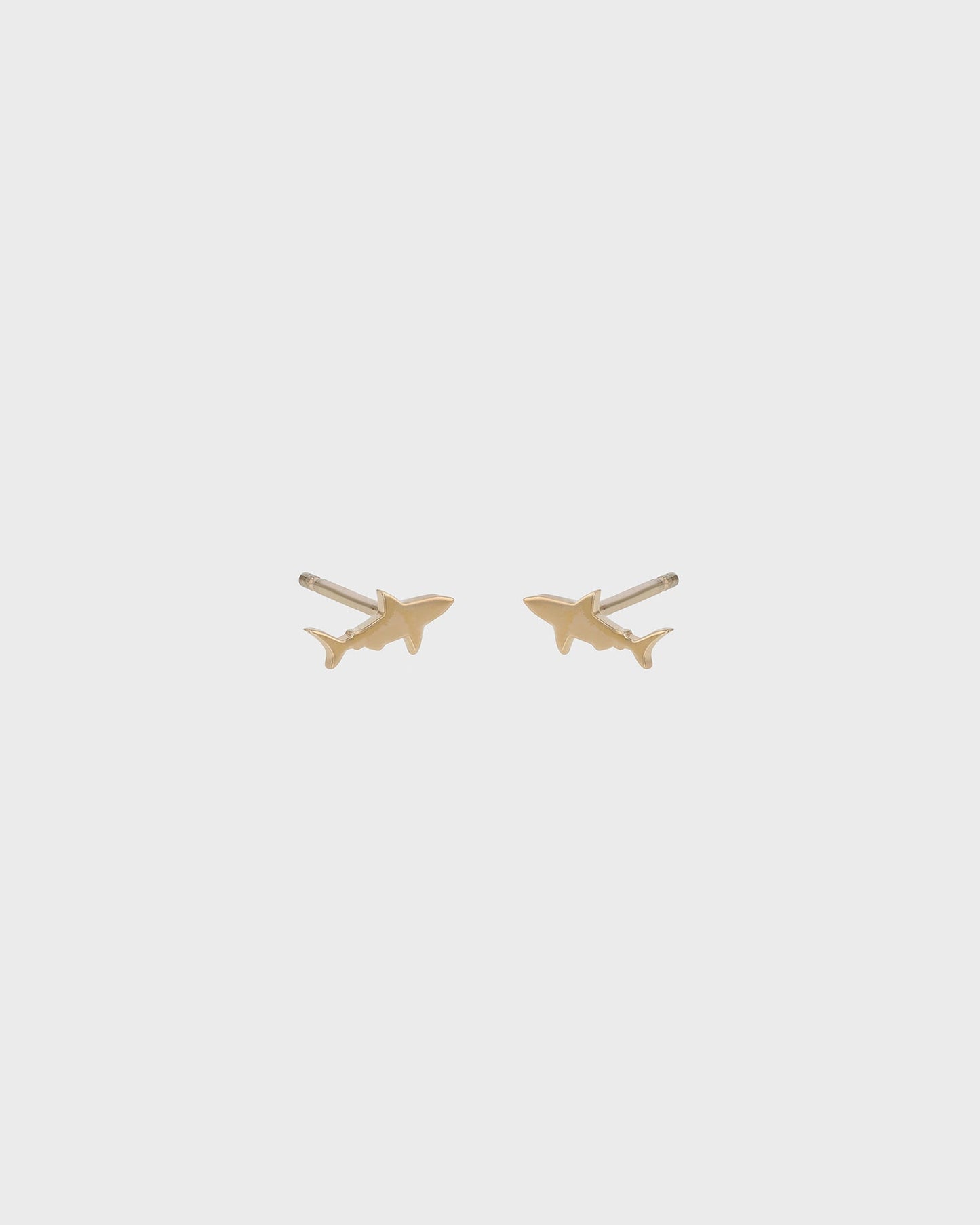 Shark Shaped Mini Stud Earring 2