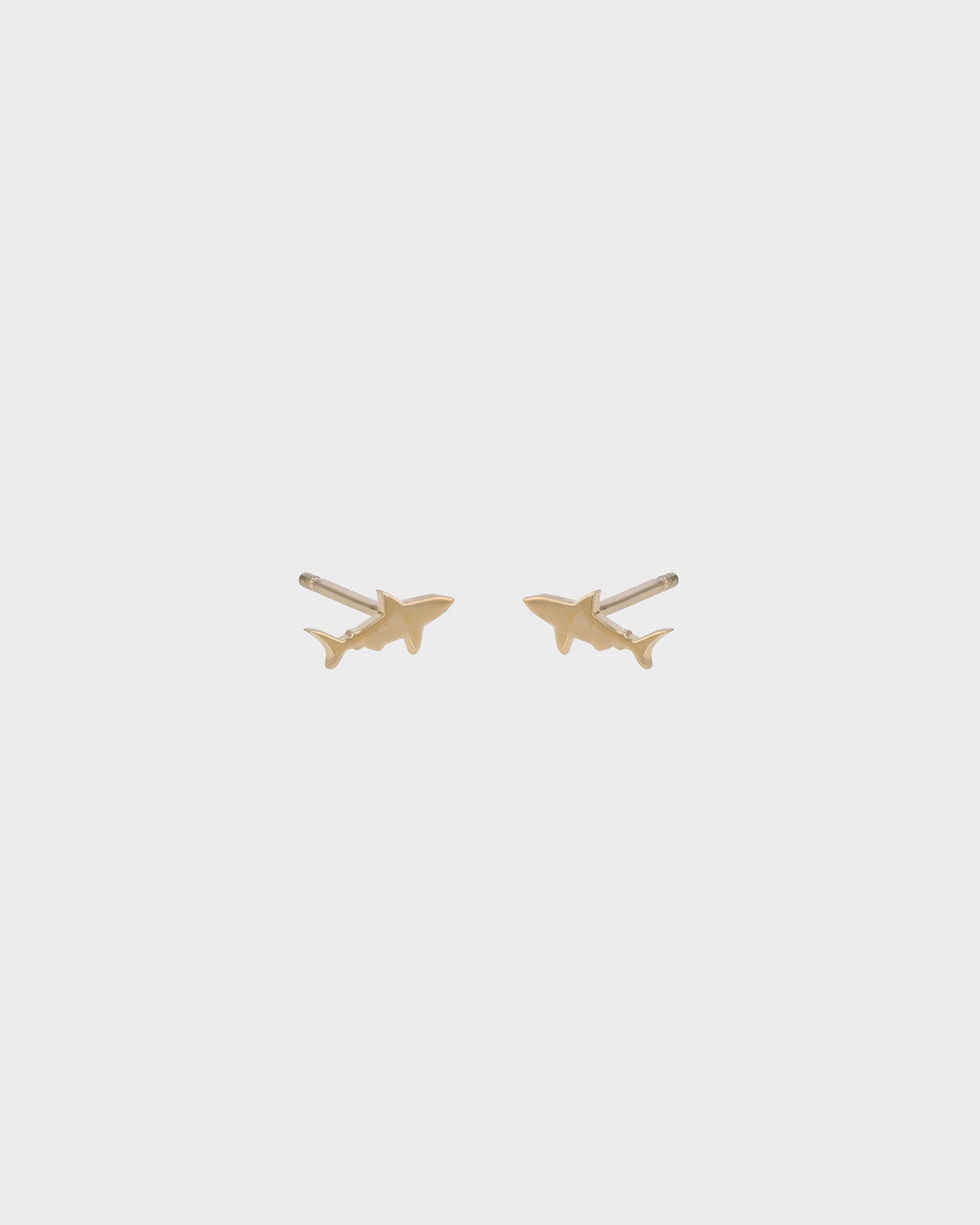 Shark Shaped Mini Stud Earring 2