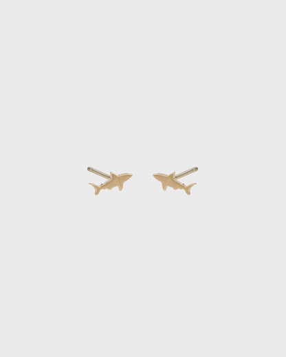 Shark Shaped Mini Stud Earring 2