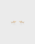 Load image into Gallery viewer, Shark Shaped Mini Stud Earring
