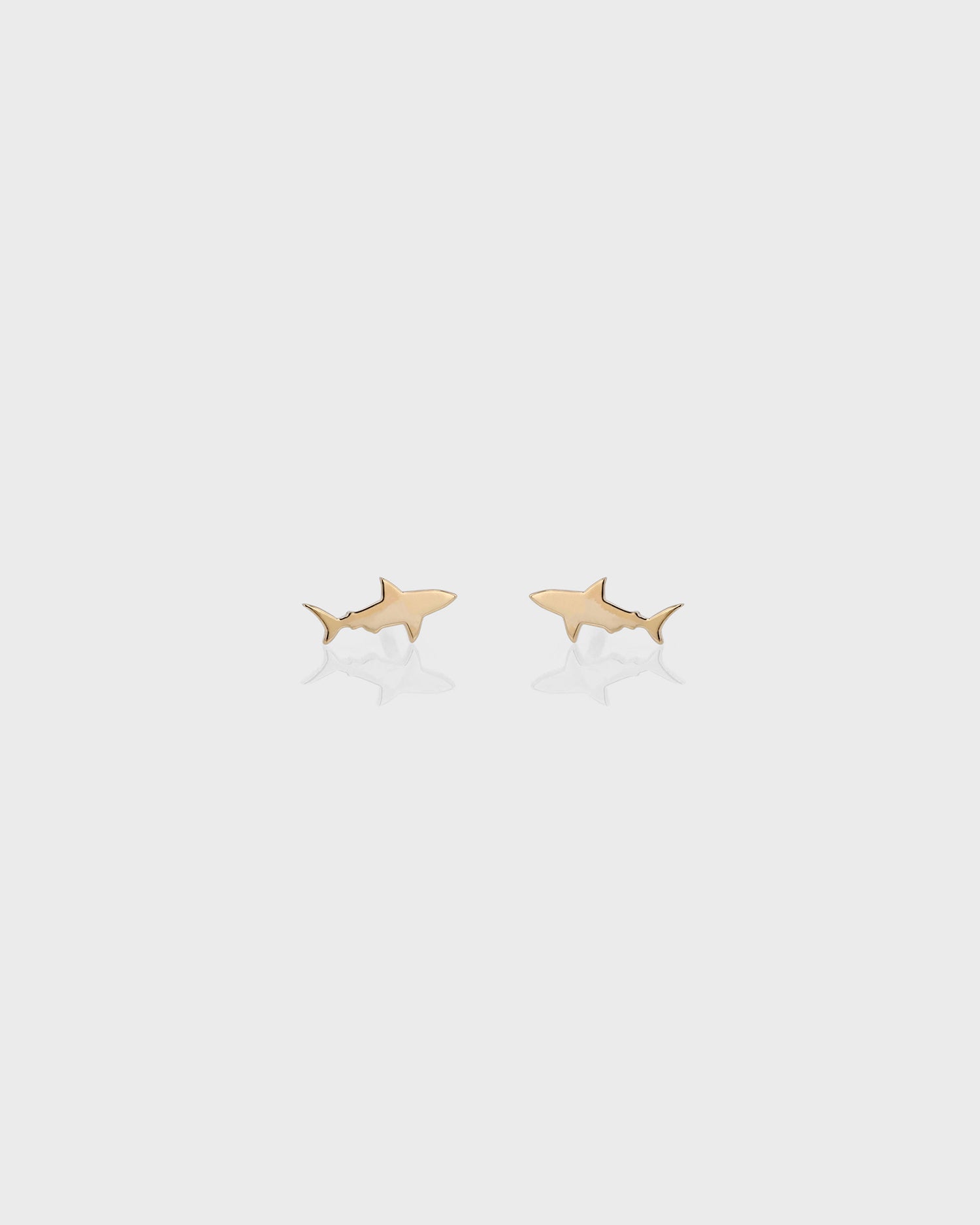 Shark Shaped Mini Stud Earring 1