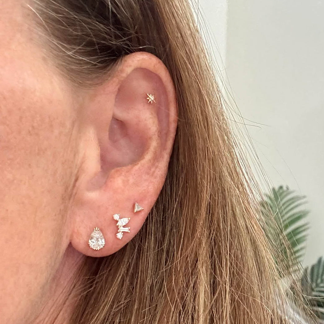 Solitaire- 1.0CT Oval Lab Grown Diamond Earrings