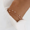 Load image into Gallery viewer, Elegant 0.05 TCW Round Lab-Grown Diamond Chain Bracelet
