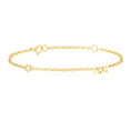 Load image into Gallery viewer, Elegant 0.05 TCW Round Lab-Grown Diamond Chain Bracelet
