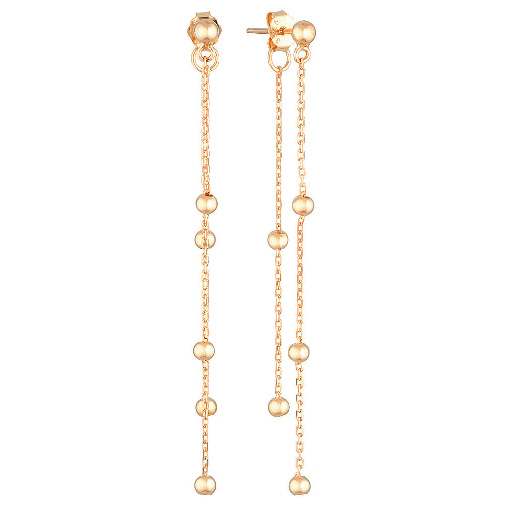 Chain Design Drop Earrings 2