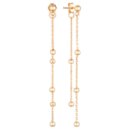 Chain Design Drop Earrings 2