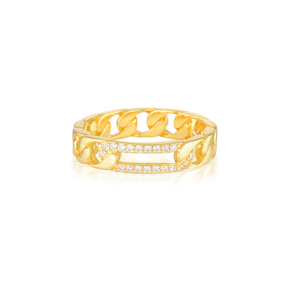Braided Elegance: 0.20 TCW Round Lab-Grown Diamond Wedding Band 6