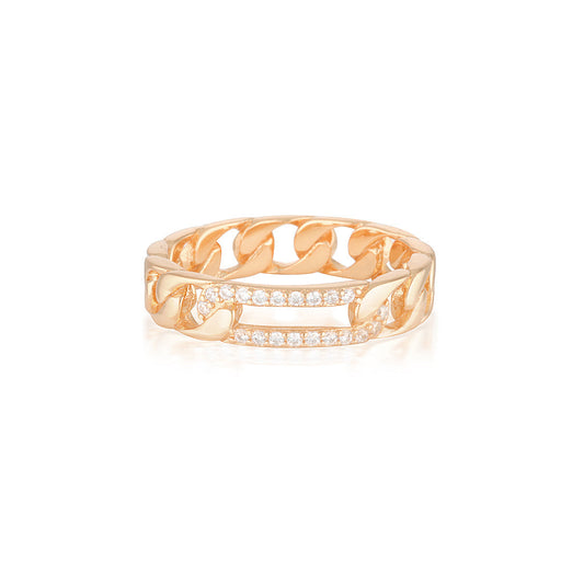 Braided Elegance: 0.20 TCW Round Lab-Grown Diamond Wedding Band