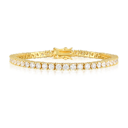 Exquisite 1 TCW Round Lab-Grown Diamond Tennis Bracelet 7