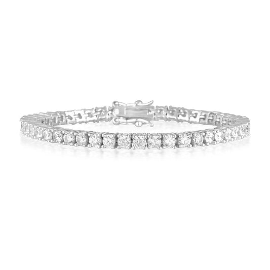 Exquisite 1 TCW Round Lab-Grown Diamond Tennis Bracelet