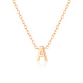 Load image into Gallery viewer, Elegant Silver Initial "A" Pendant Necklace
