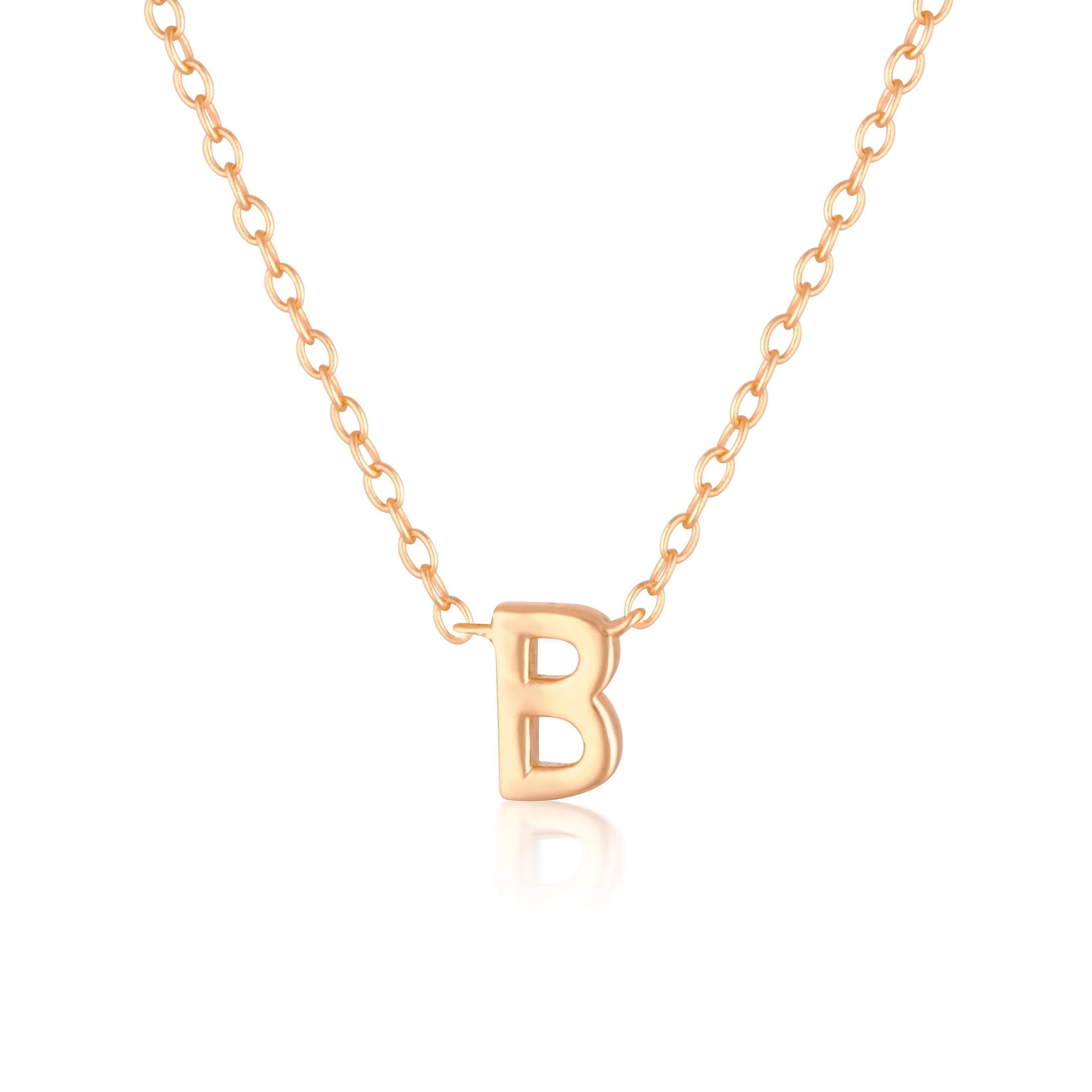 Elegant Silver Initial "A" Pendant Necklace