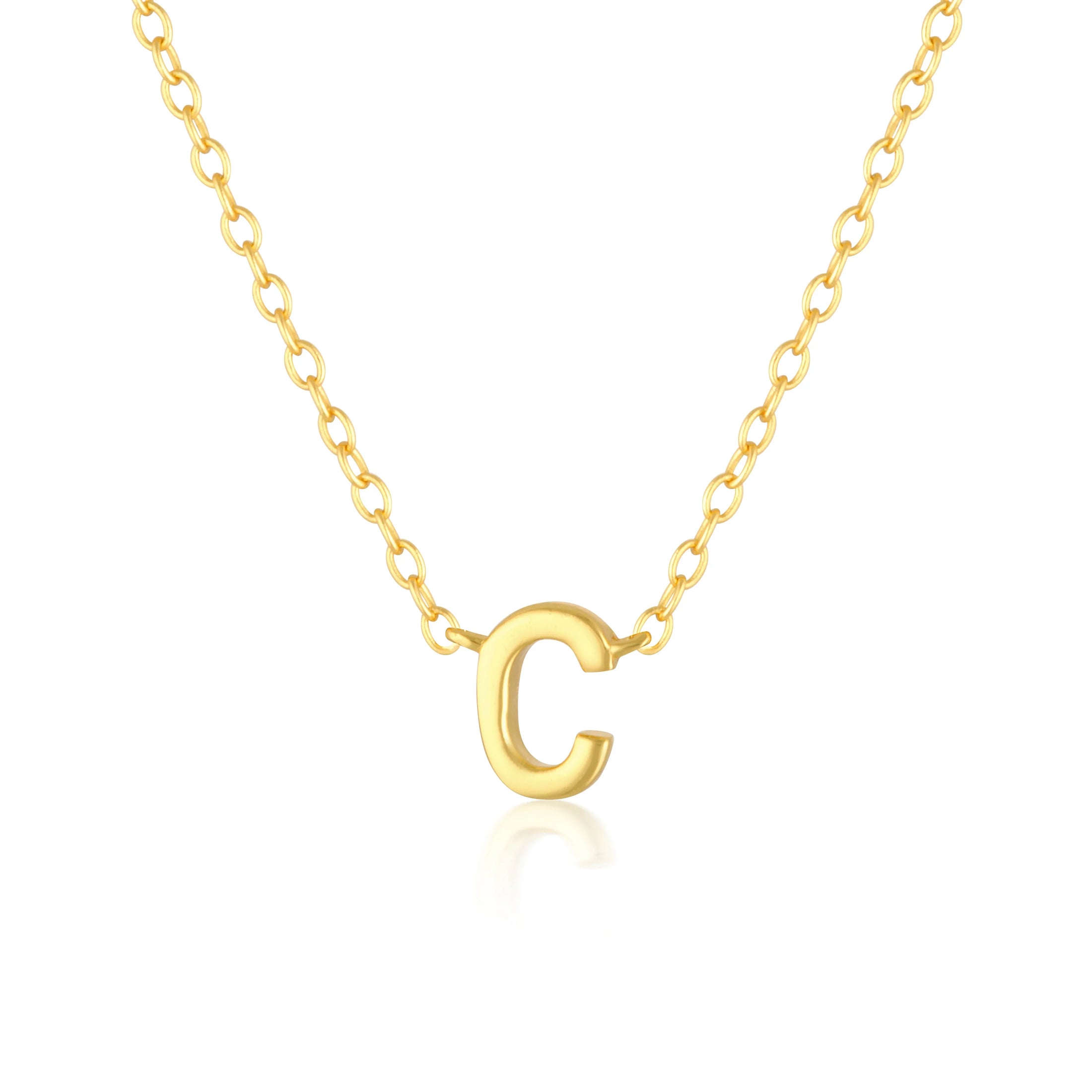 Elegant Silver Initial "A" Pendant Necklace