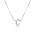 Load image into Gallery viewer, Elegant Silver Initial "A" Pendant Necklace
