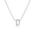 Load image into Gallery viewer, Elegant Silver Initial "A" Pendant Necklace
