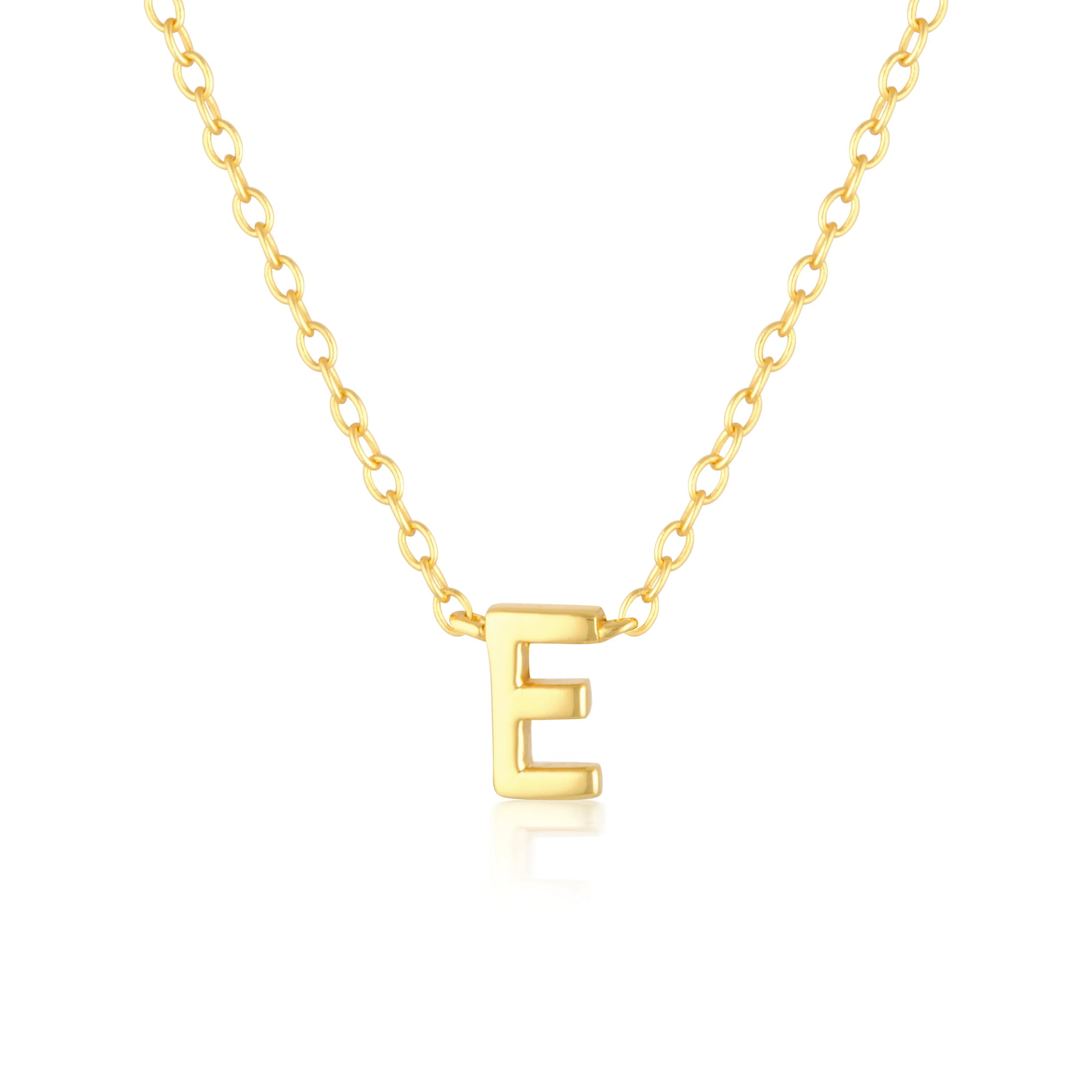 Elegant Silver Initial "A" Pendant Necklace