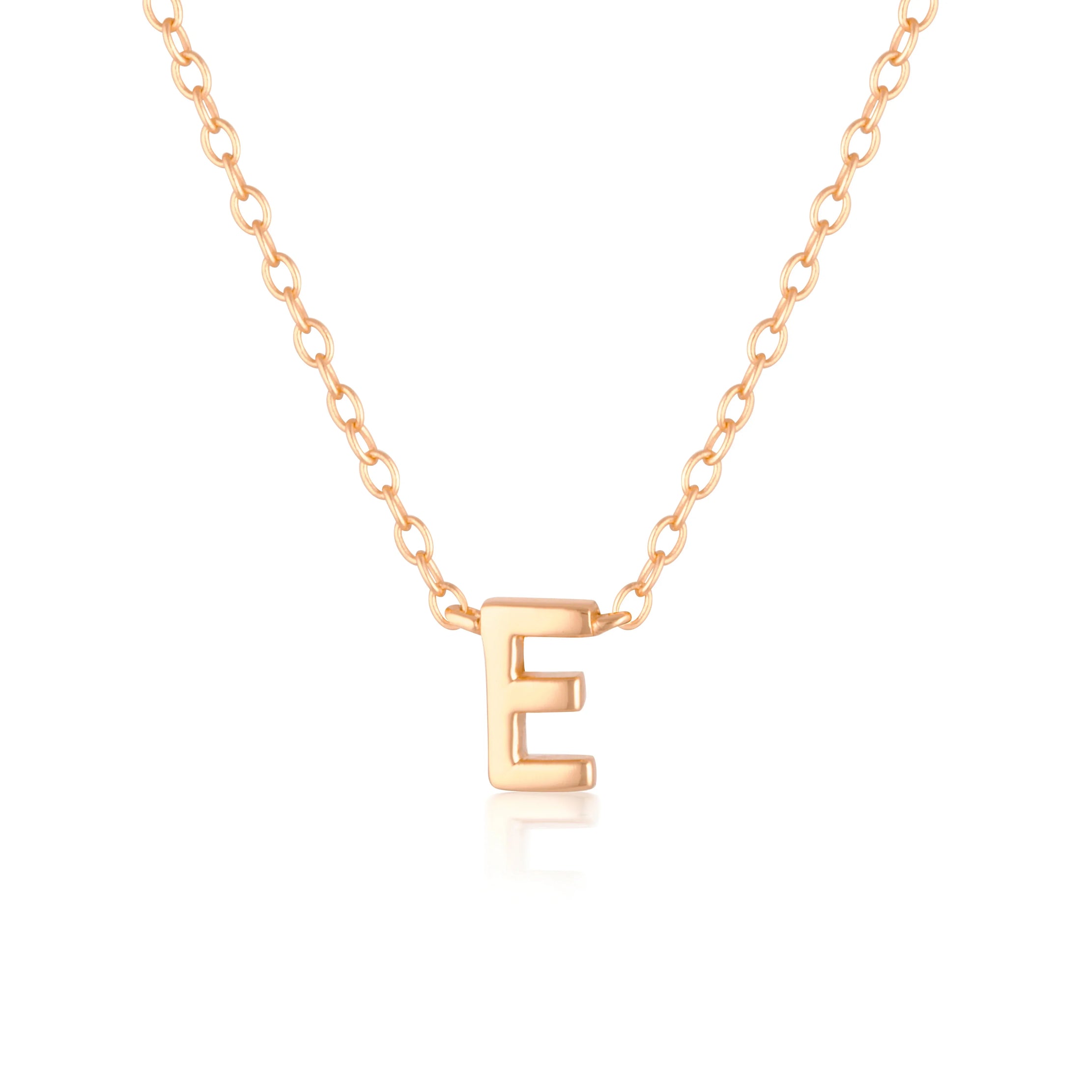 Elegant Silver Initial "A" Pendant Necklace