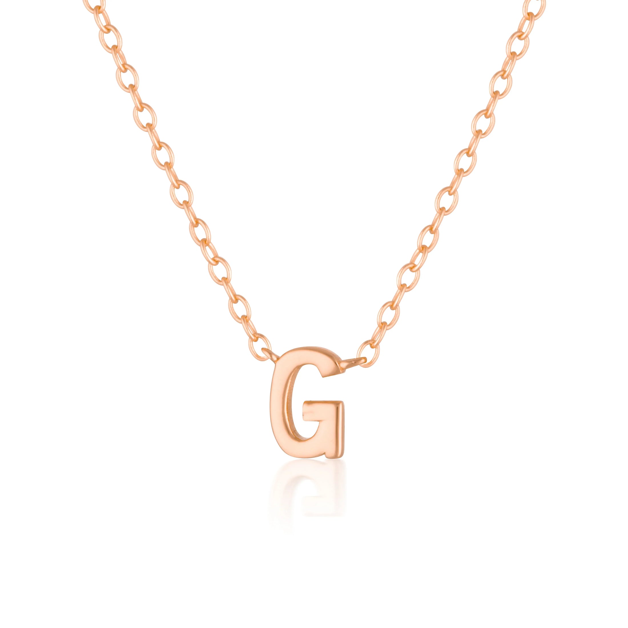 Elegant Silver Initial "A" Pendant Necklace